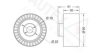 AUTEX 654089 Deflection/Guide Pulley, timing belt